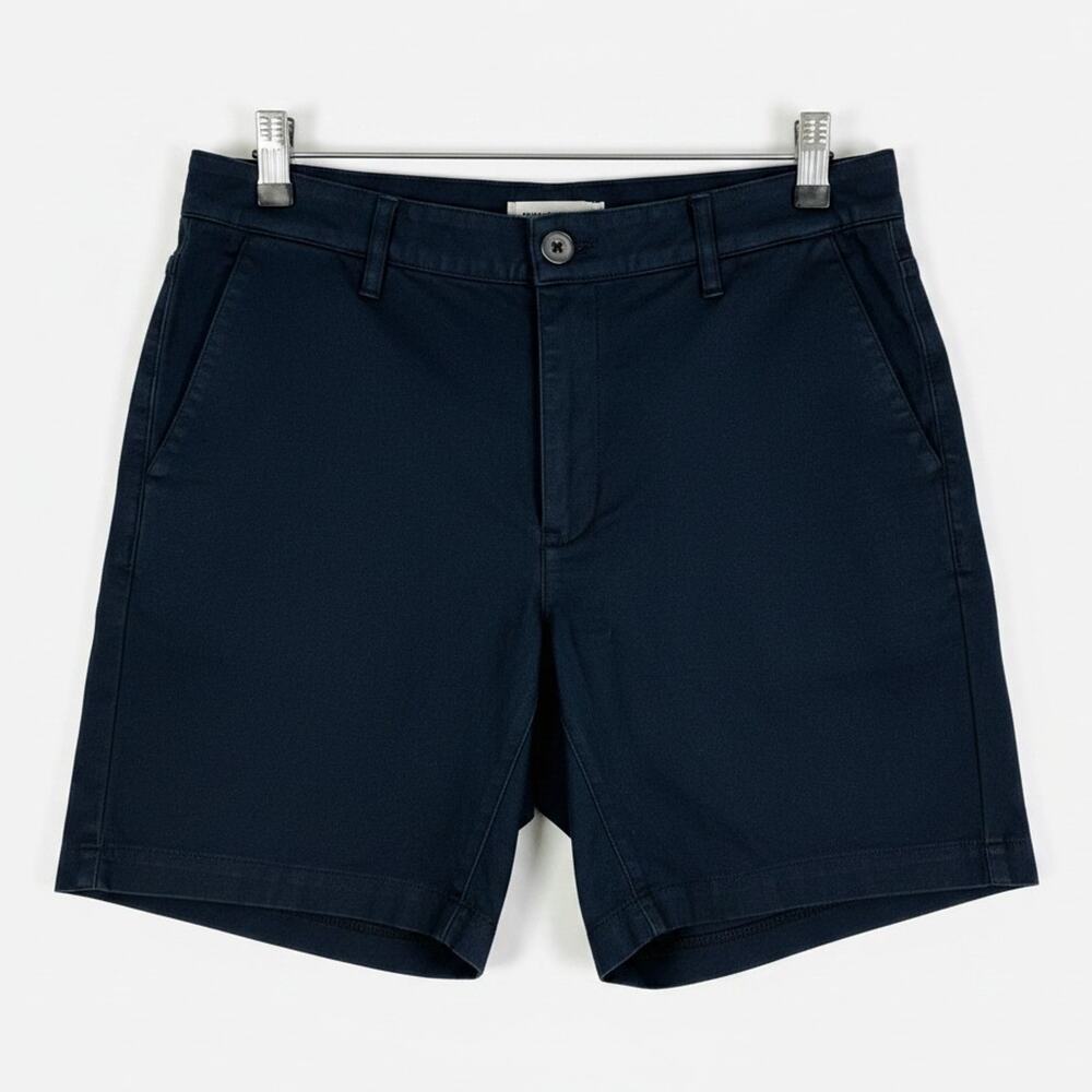 True Classic Men's 34 Dark Navy Blue 5.5" Inseam Preppy Stretch Casual Shorts